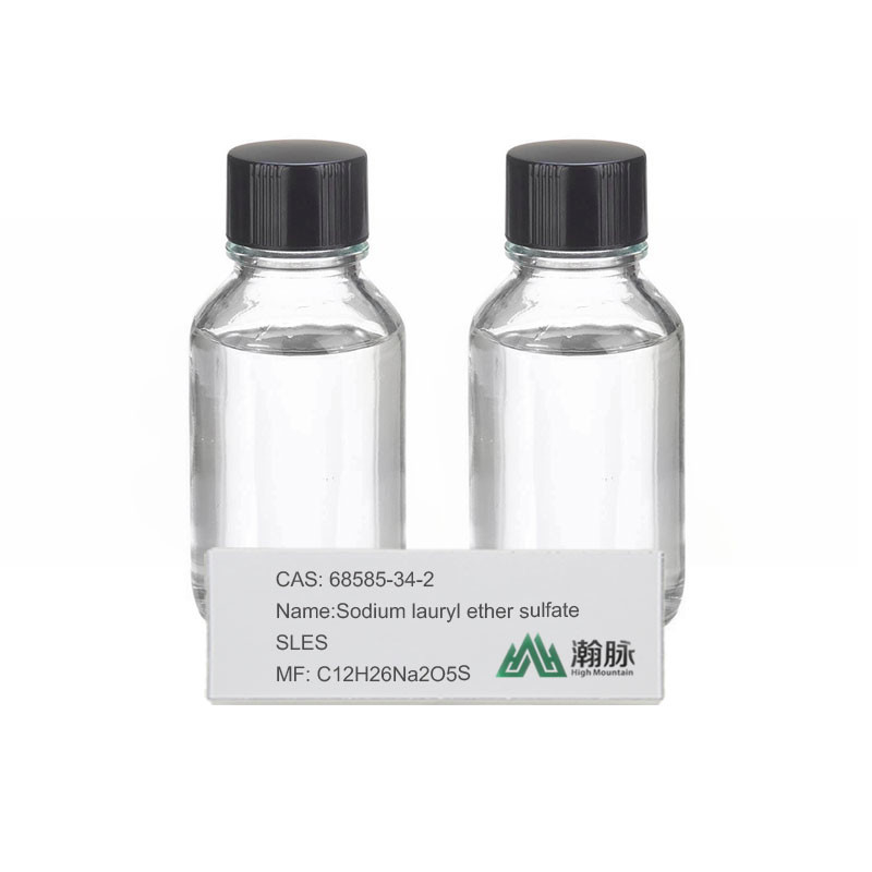 나트륨 라우리 에더 황산 CAS 68585-34-2 C12H26Na2O5S SLES AES 화학 첨가물