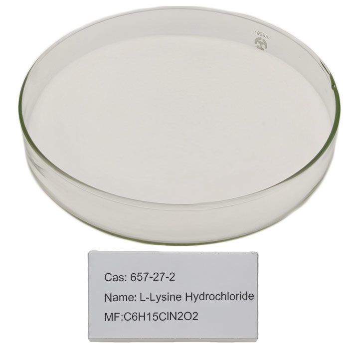 CAS 657-27-2 라이신 Hcl 분말 급식 화학 첨가물 라이신 염산염